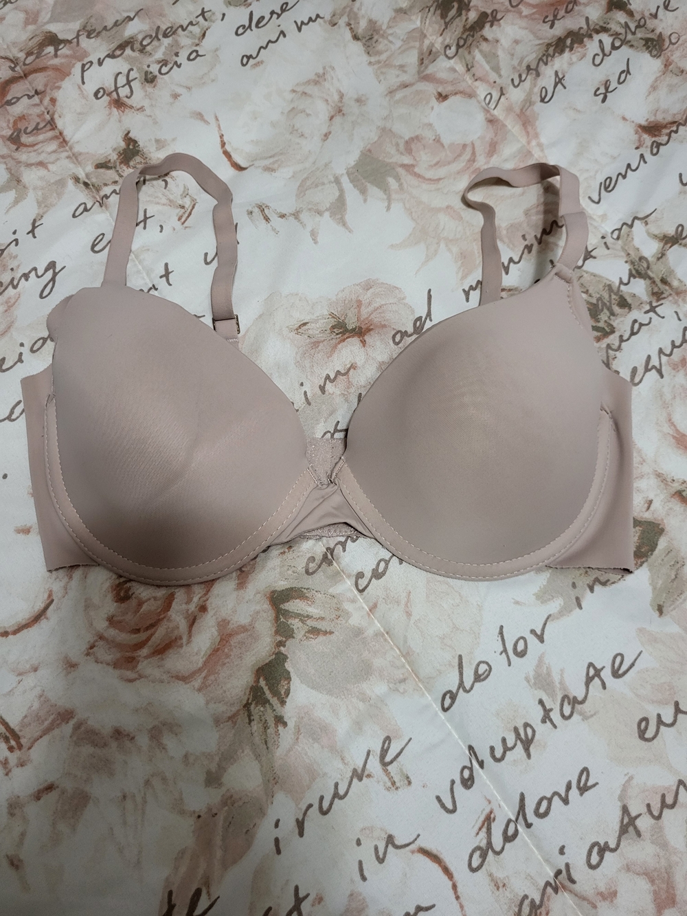 Anne Klein Side Effects Light Blush T-Shirt Bra 34C